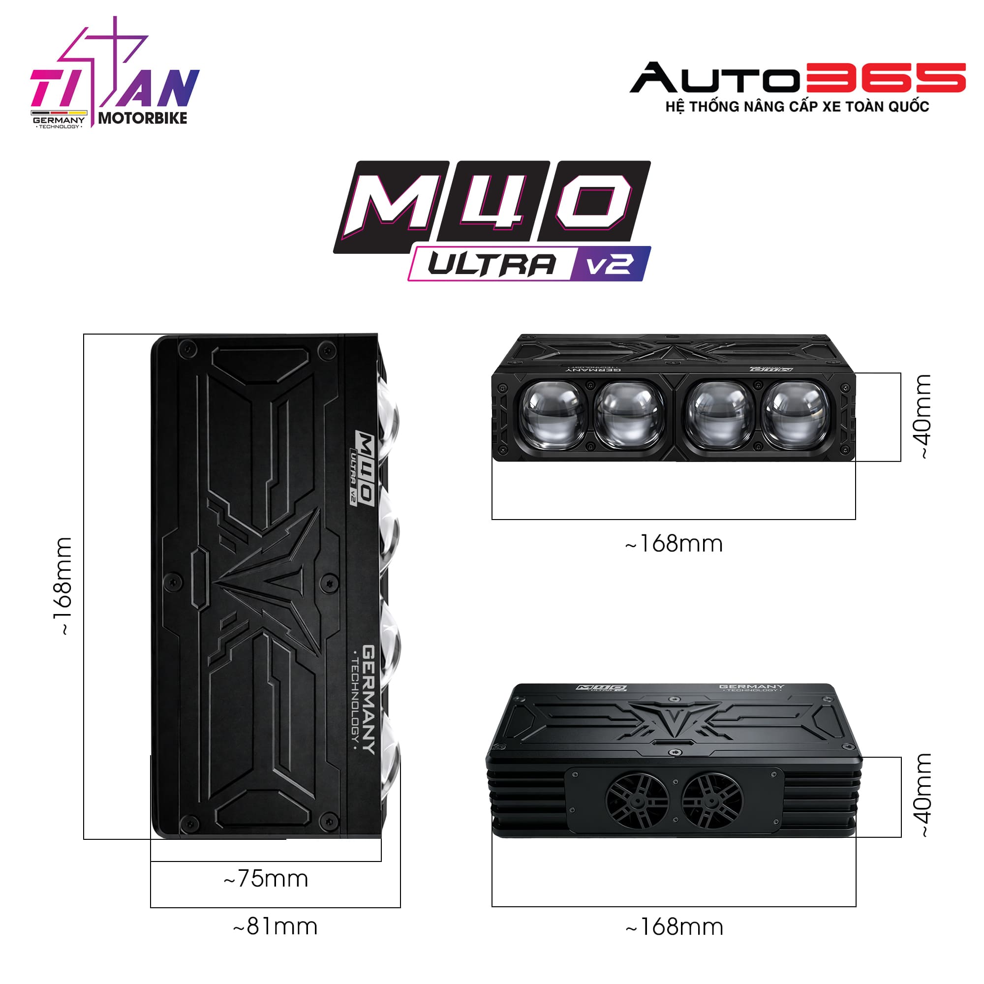 ĐÈN TRỢ SÁNG TITAN M40 ULTRA V2